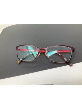 Modo 4222 Titanium Eyeglasses Frames Burgundy Red Rectangular 51-16-138
